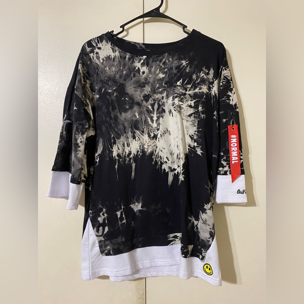 Oversized Black Tee